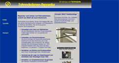 Desktop Screenshot of fahrradrahmen-reparatur.de